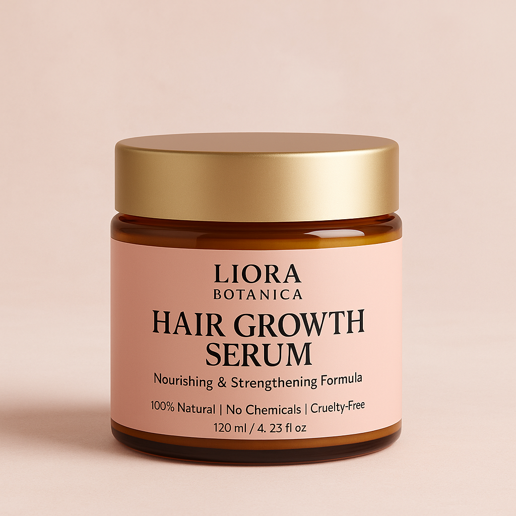 Liora Botanica | סרום לשיער לצמיחה טבעית ומראה מלא ובריא