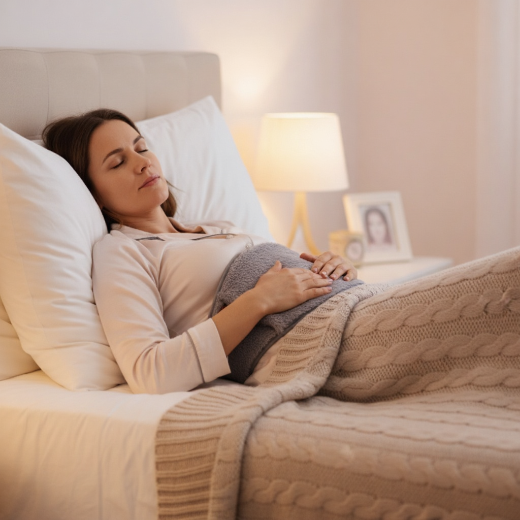 LIORA Period Hug™ – חגורת חימום קטיפתית להקלה בכאבי מחזור ובטן