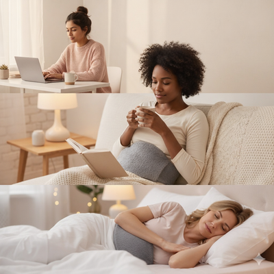 LIORA Period Hug™ – חגורת חימום קטיפתית להקלה בכאבי מחזור ובטן