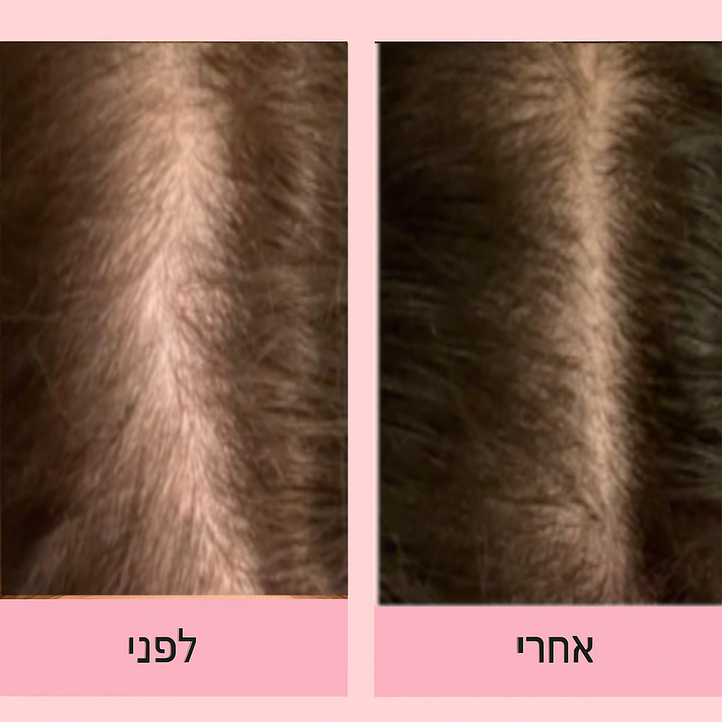 Liora Botanica | סרום לשיער לצמיחה טבעית ומראה מלא ובריא